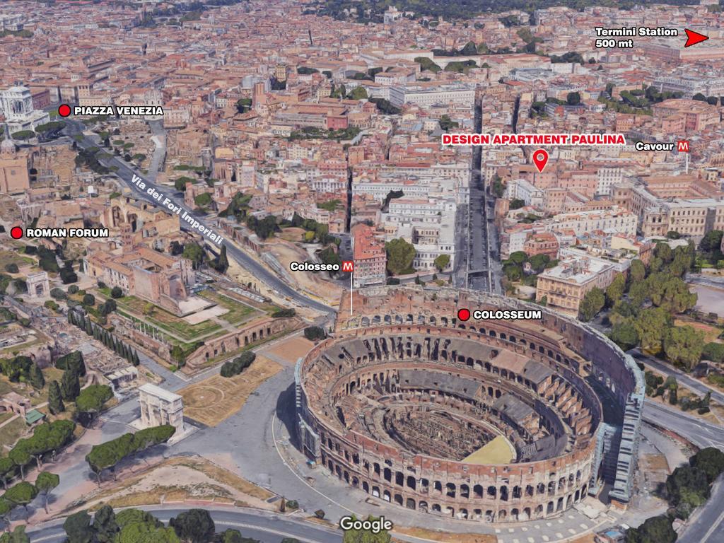 Design Apartment Paulina 300 Mt From Colosseum Apartment Rome