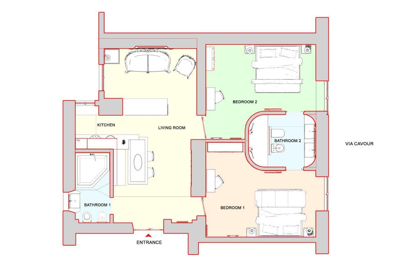 Apartment Design Apartment Paulina 300 Mt From Colosseum Rome
